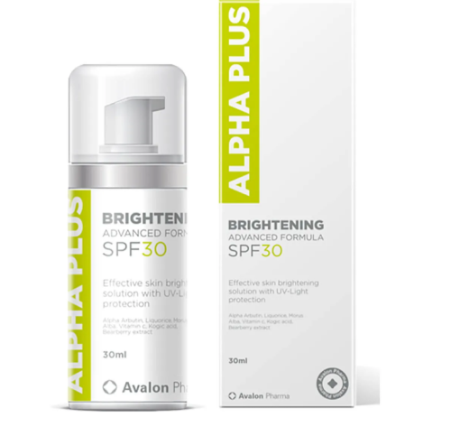 بخاخ واقى من الشمس افالون ألفا بلاس 30 مل معامل حماية 30. Avalon Alpha Plus Brightening Advanced Formula SPF30 30ml