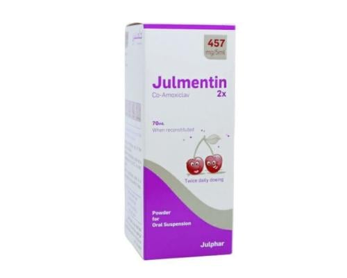 جوليمنتين 457 مجم مع 5 مل _  70 مل.   JULMENTIN SUSP 457MG