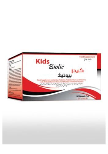 كيدز بيوتيك, البروبيوتيك _  (10قارورات) 7مل.   Kids biotic