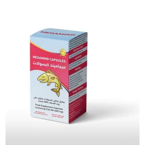 ميجاميند أوميجا -3  _ 30 كبسولة.  Megamind