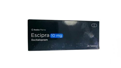إسيبرا 10 ملغ لعلاج الاكتئاب واضطراب القلق العام _ 28 قرص   (Escipra 10 mg)،