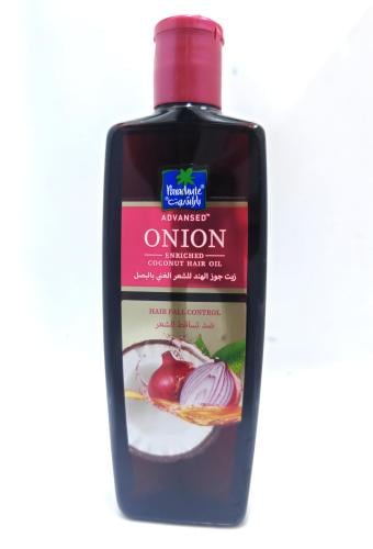 زيت شعر ادفانسد بخلاصة البصل وجوز الهند من باراشوت _ 300 مل، ألوان متعددة. Parachute