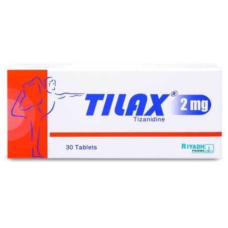 تيلاكس 2 مجم، باسط للعضلات.  _ 30 قرص   tilax 2 mg