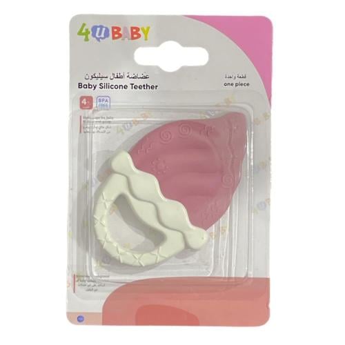 فور يو بيبي عضاضه اطفال سليكون 264 لتبريد اللثة ( لون غير محدد )   4U BABy
