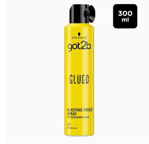 بخاخ شوارزكوف جوت 2 بي اللاصق المتفجر فريز للشعر _ 300 مل.  Schwarzkopf got2b