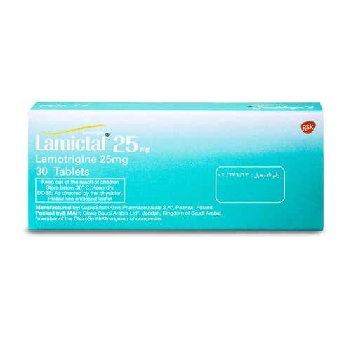 لاميكتال 25 مجم - 30 قرص    Lamictal 25 Mg