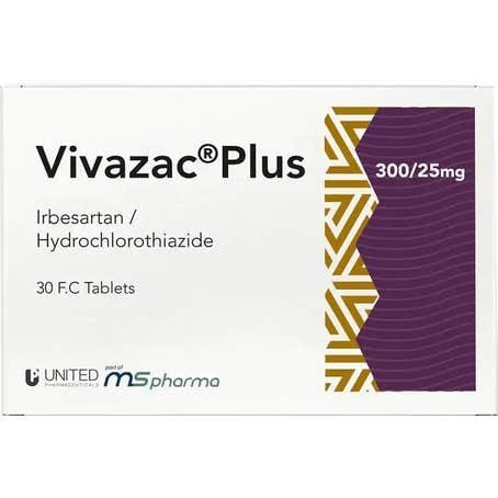 فيفيزالك بلس 300/25 مجم 30 قرص.   Vivazac Plus