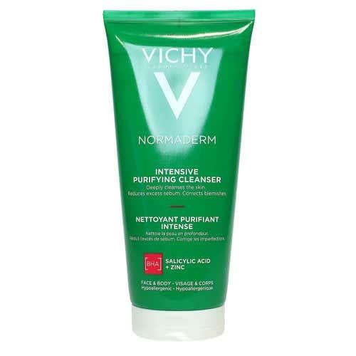 فيتشي نورماديرم جل منظف للبشرة الدهنية المعرضة لحب الشباب بحمض الساليسيليك _ 200 مل    Vichy