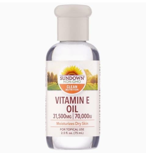 سن داون ناتشورالز زيت فيتامين E للبشرة 70,000 IU ، الحجم  _75 مل.  Sundown Naturals
