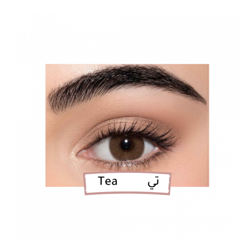 LENS ME عدسات لاصقة ملونة  لنس مي _ 6 شهور  lens me تي Tea