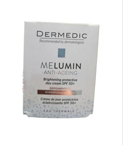 ديرميديك كريم ميليومين النهاري الواقي المضاد للشيخوخة بعامل حماية من الشمس 50+ _ 50 مل   Dermadic