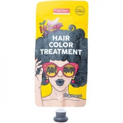 علاج ماجيك لتلوين الشعر 10 أيام من بيورديرم ، رمادي فاتح pure derm