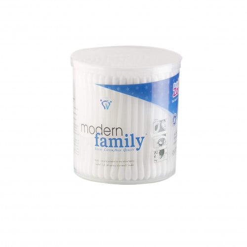 اعواد قطن للاذن بيبي زون من مودرن فاميلي _  200 قطعة Baby zone