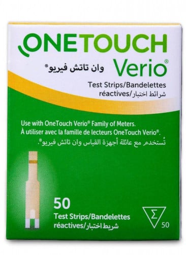 وان تاتش فيريو شرائط اختبار سكر الدم _ 50 قطعة   One Touch