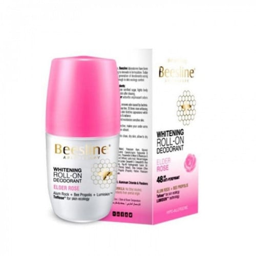 مزيل عرق رول عطر الورد من بيزلين -50 مل.  Beesline