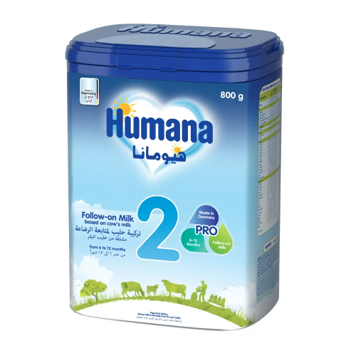 هيومانا حليب رقم-2  /3× 800 جرام.   Humana