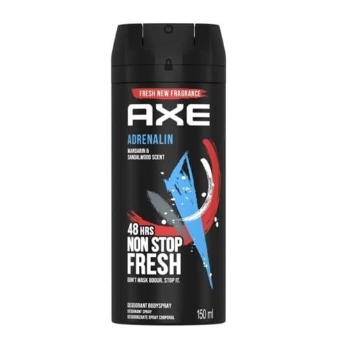 أكس بخاخ مزيل رائحة العرق ( ادرينالين ) 150 مل Axe