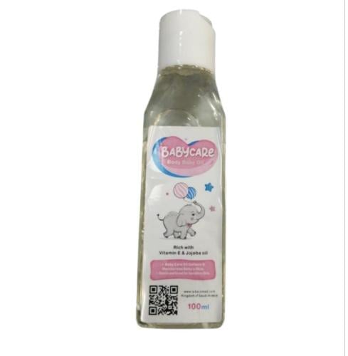 بيبي كير زيت جسم للأطفال غني بفيتامين ه وزيت الجوجوبا _ 100 مل  Baby care