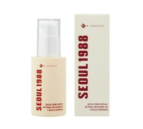 سيروم سيول 1988 من كسيكريت: ريتينال ليبوسوم 2% الجينسنغ الأسود 30 مل/1 كيه-سريت كل الأنواع للجنسين.  K-SECRET