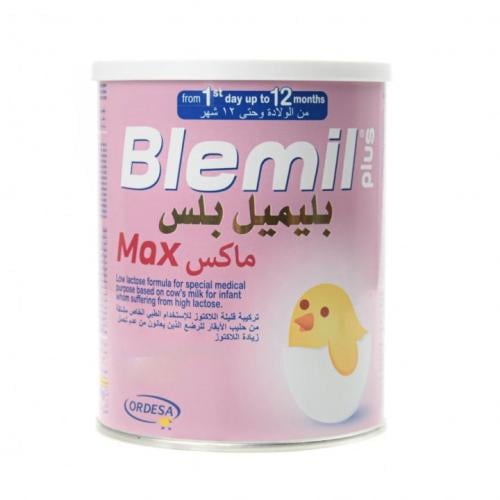 بليميل بلس ماكس حليب أطفال حتى 12 شهرا - 400 جم.  Blemil