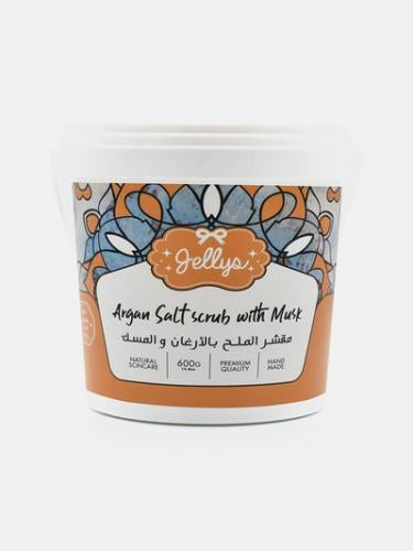 جيليز مقشر ملح الأرجان مع المسك _ 600 جرام  JELLYS