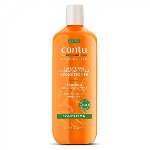 كانتو بلسم الشعر بزبدة الشيا خالي من السلفات 400 جم - Cantu Shea Butter Sulfate-Free Hydrating Cream Conditioner 400ml