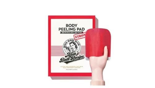 BATH RECIPE مومز  ليفة التقشير الكورية المرممة للجسم والمعالجة لمشاكل البشرة  قطعة واحدة   _ 25 مل