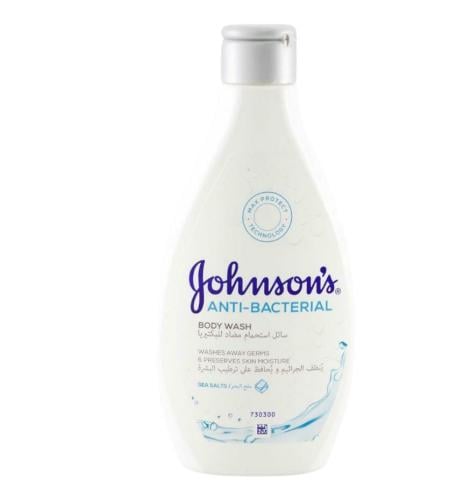 Johnson غسول الجسم مضاد للبكتريا بملح البحر   من جونسون _ 400 مل