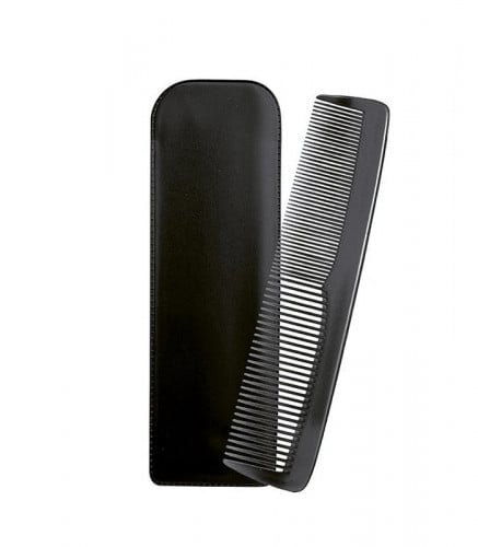 مشط للجيب مع حقيبة من بوريل 666/B اسود.  boreal