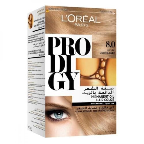 لوريال صبغة شعر برو دجي 8.0 أشقر فاتح   Loreal paris
