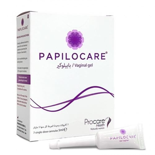 بابيلوكير فاجينال جل ترطيب مهبلي _ 7 جرعات × 5 مل .  Papilocare