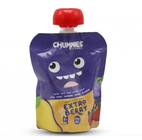 مكمل غذائي عضوي أكسترا بيري للأطفال من تشاميز _90 جرام / CHummies