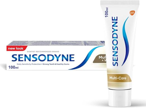 معجون أسنان سنسوداين عناية متعددة وتبييض الأسنان لحساسية الأسنان  _ 100 مل.  Sensodyne