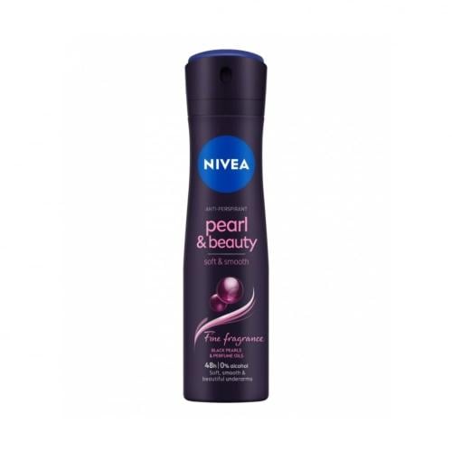 نيفيا مزيل عرق بلاك بيرل بيوتي بخاخ للنساء  _ 150مل.  NIVEA