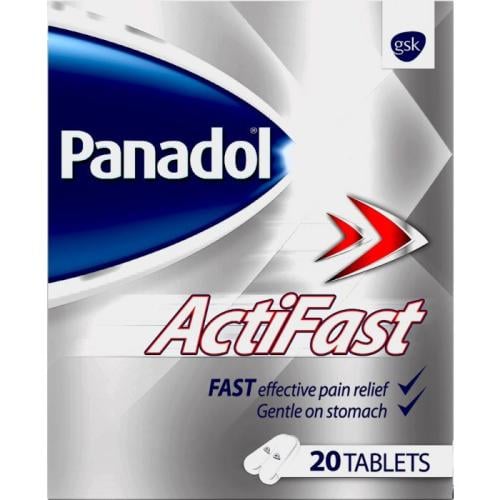 بنادول أكتيفاست أقراص - 20 قرص.  panadol