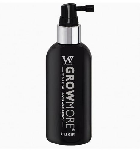 سيروم الشعر جرو مور اكسير الفاخر من واترمانز، معزز لنمو وكثافة الشعر، علاج موضعي يترك على فروة الراس، (يستخدم فقط لفروة الراس) _ 100 مل.   Watermans