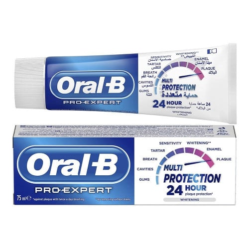 أورال بى معجون أسنان تبييض بنكهة النعناع - 75 مل / Oral B