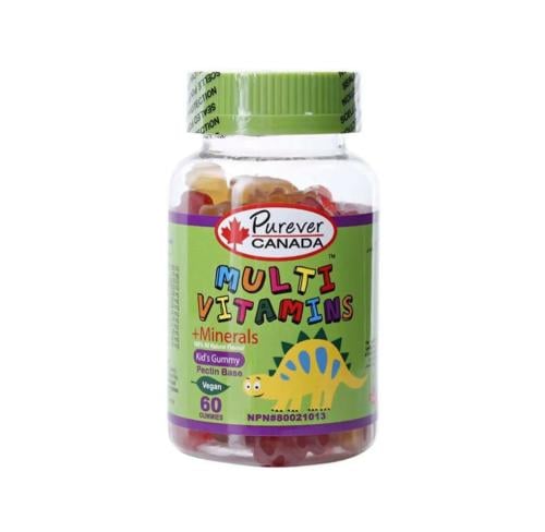 بيورفر كيدز حلوى مضغ للأطفال متعددة الفيتامينات بالبكتين 60 قطعة