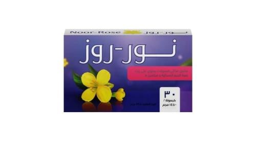 نور روز مستخلص زهرة الربيع المسائية لدعم التوازن الهرموني وصحة المرأة _ 30 كبسولة.  Noor rose