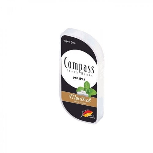 كومباس اقراص معطر فم  نكهة النعناع القوي  خالي من السكر _ 7 جرام  Compass