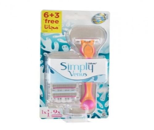 جيليت سيمبلي فينوس (6+3 مجانا)     Gillette