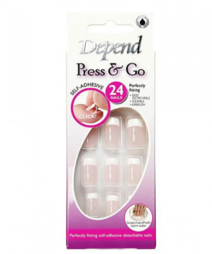 ديبند اظافر اصطناعية لاصق فورى اس كيو وردى. Depend