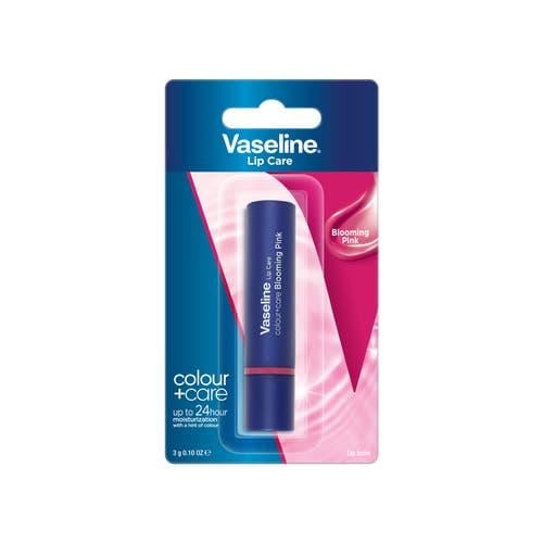 فازلين ملون مرطب وردي زاهي _  3 جم. vaseline
