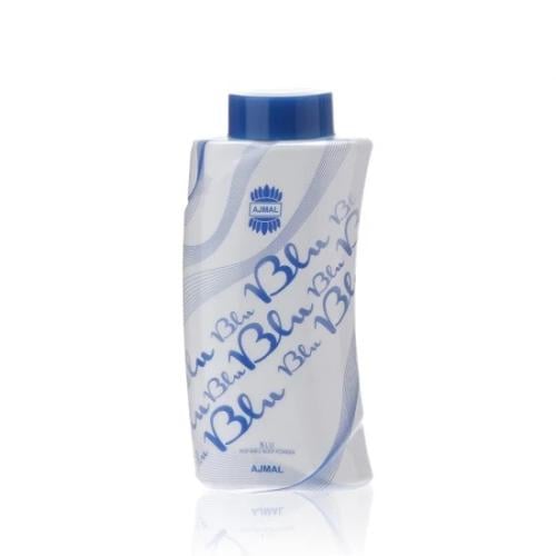 Ajmal Blue Perfumed Body Powder اجمل بودرة بلو معطره للجسم _ 100 جرام