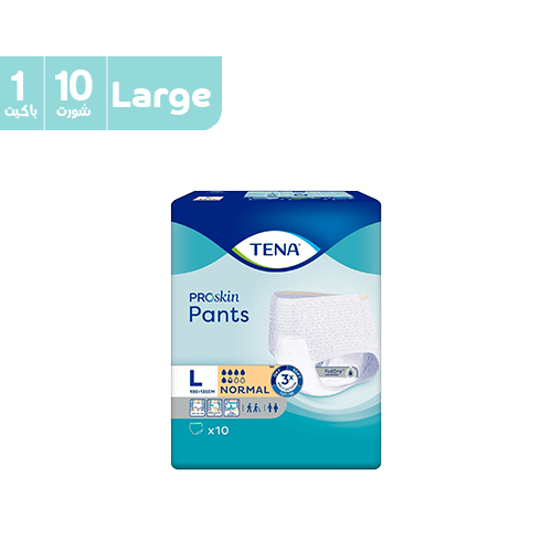 تينا كلوت كبار السن لارج - 10 قطع  Tena