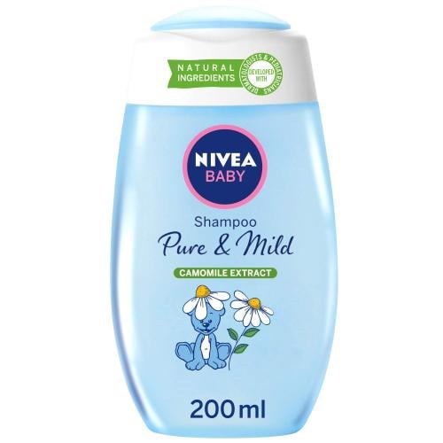 شامبو بيور آند مايلد من نيڤيا للأطفال بخلاصة البابونج _ 200 مل.  Nivea