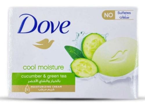 دوف صابون جسم مرطب  بالخيار  والشاي الأخضر _ 125 جرام   Dove