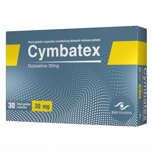 سيمباتكس ديلوكستين 30 مج _  30 كبسولة من ايفا فارما.  Cymbatex