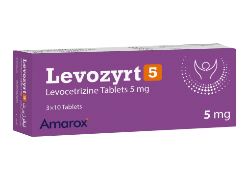 ليفوزيرت 5 ملجم لعلاج أعراض حساسية الأنف الموسمية _  30 قرص.  Levozyrt 5 m