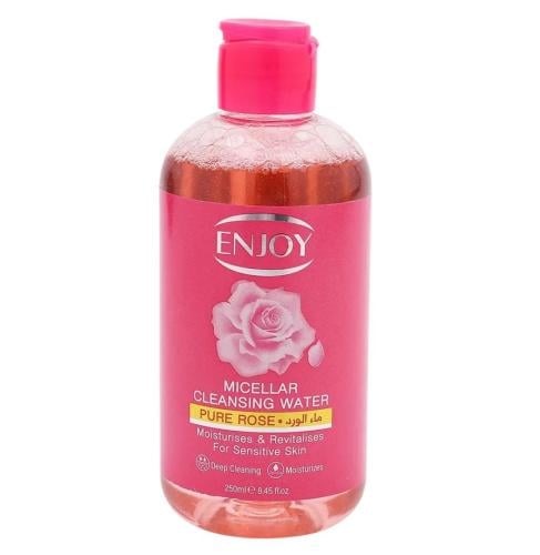ماء ميسيلار انجوي منظف البينك بماء الورد _ 250 مل. Enjoy